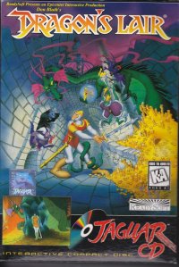 Dragon's Lair Jaguar CD  box art
